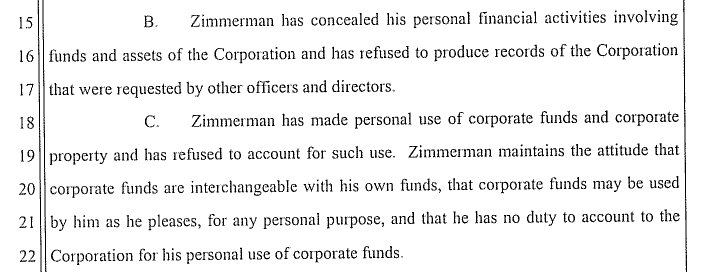 Zimmerman Legal Case